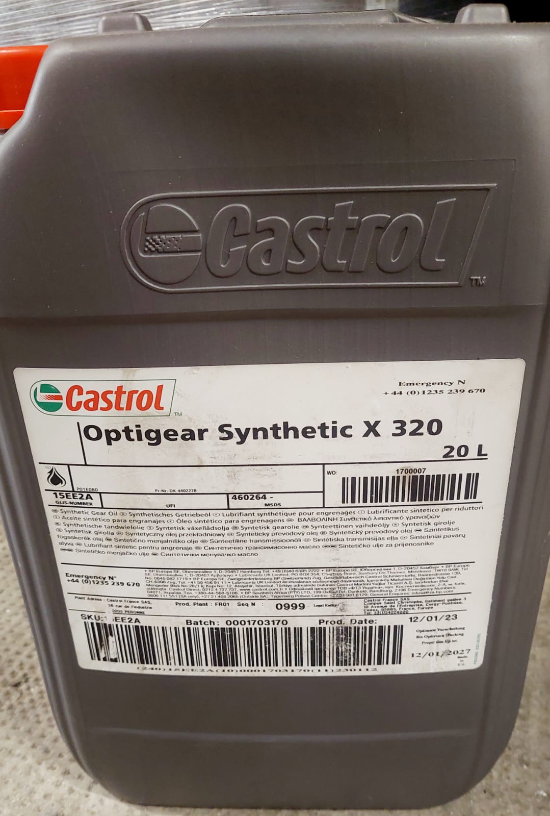 Castrol Opt. Syn. X320